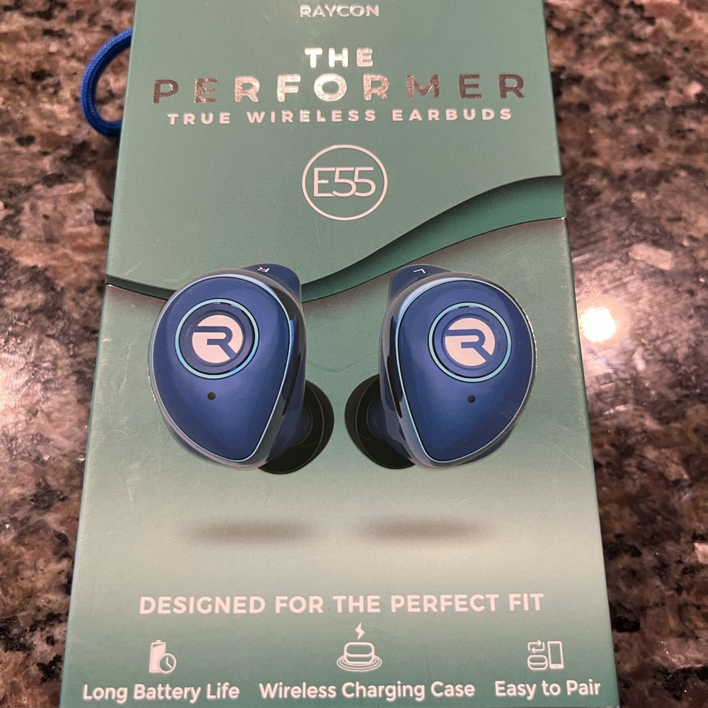 Blue True Wireless Earbuds